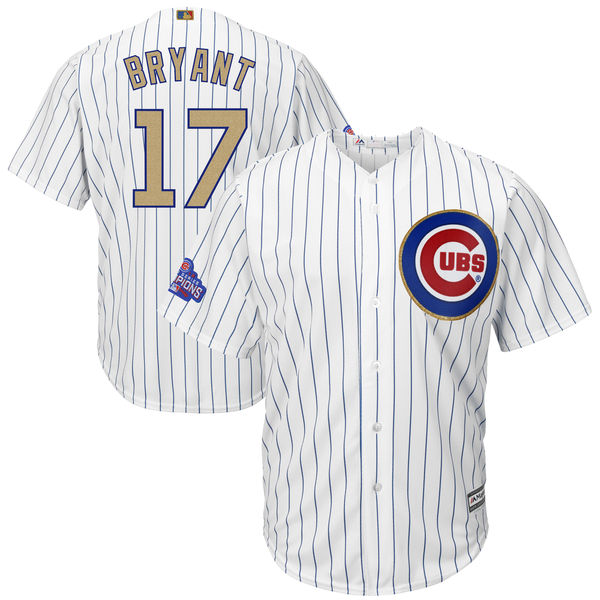 CUBS White 2017 Gold Program Jerseys-011